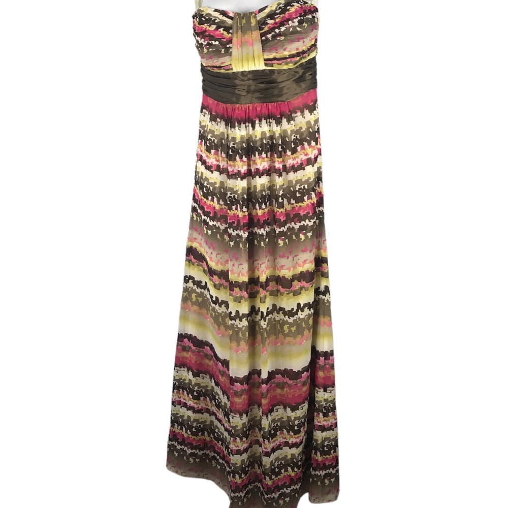 MAX & CLEO STRAPLESS special occasion DRESS - SZ 2 loose stitching